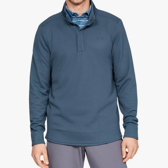 Under Armour Men’s Storm Sweater Fleece Snap Mock - Picture 2 of 6